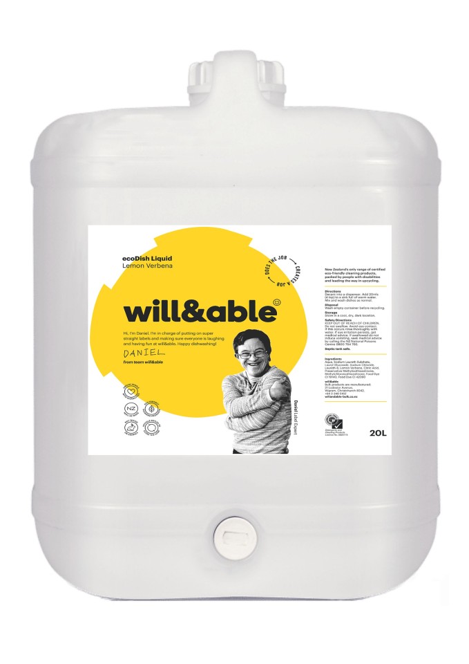will&able Ecodish Liquid 20 Litre