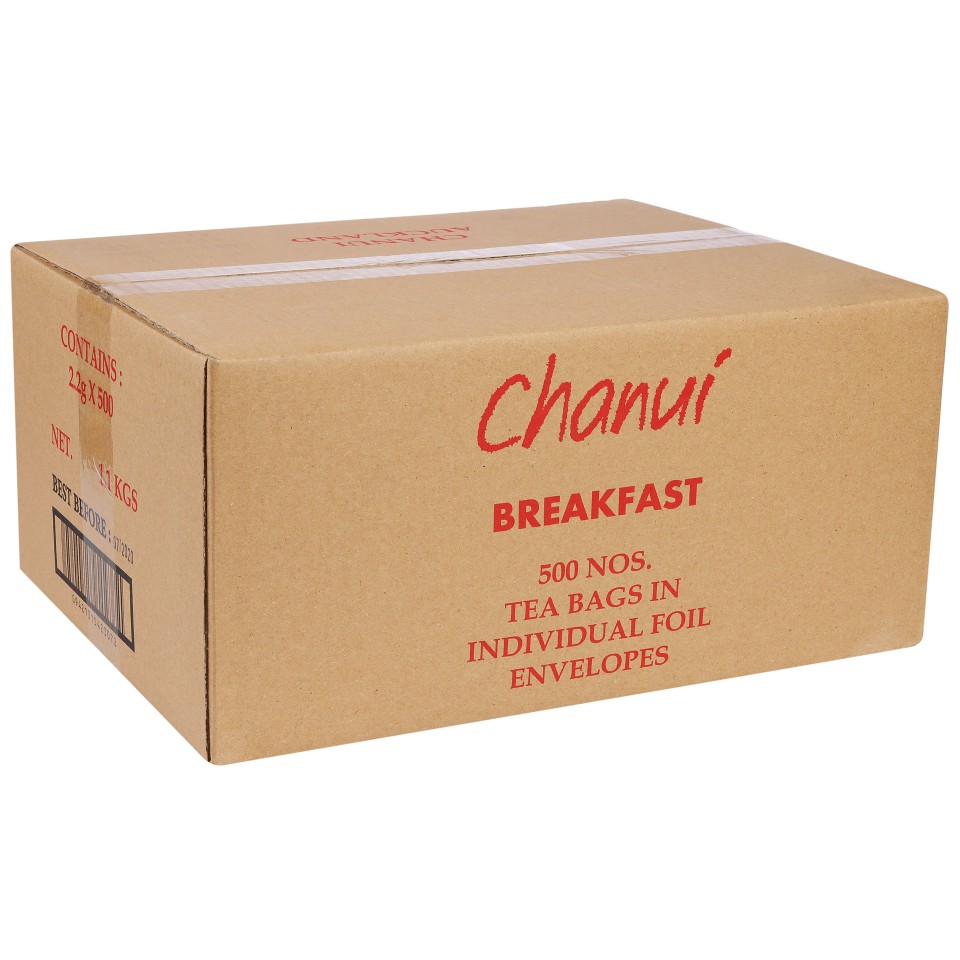 Chanui English Breakfast Envelope Tea Bags Carton 500
