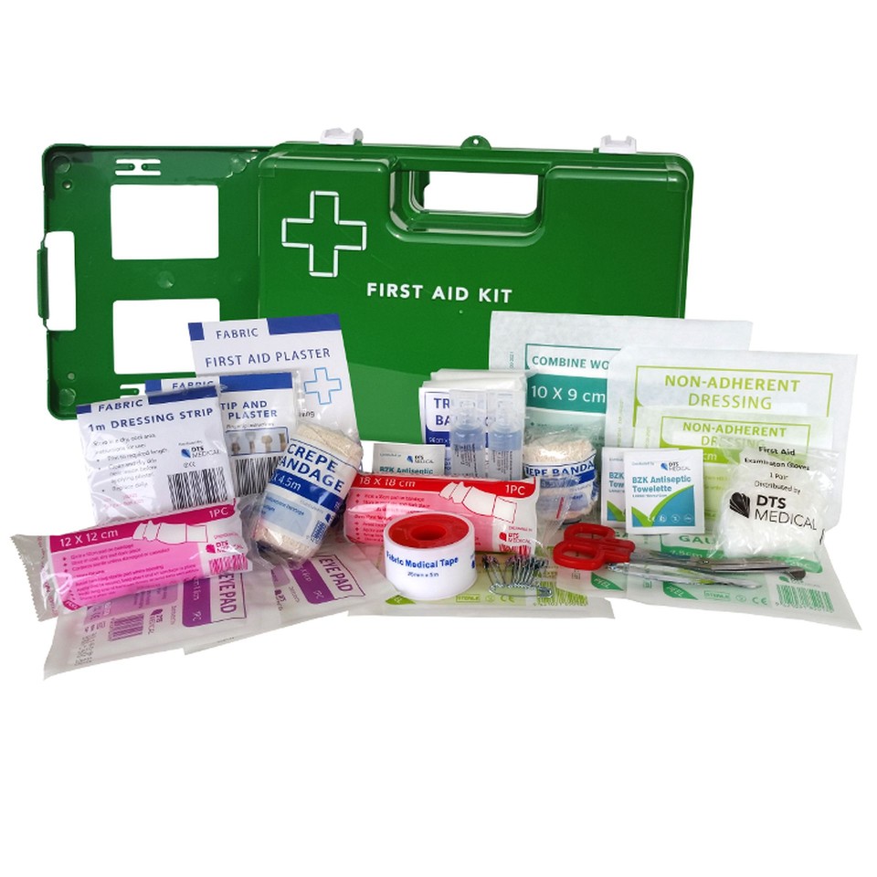 DTS Medical First Aid Kit Workplace Premium Wall Mountable Box 1-5 Person