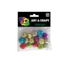 5 Star Craft Bells Assorted Colours Pack 16 image