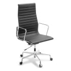 Eden Eames Classic High Back Black Leather Chair image