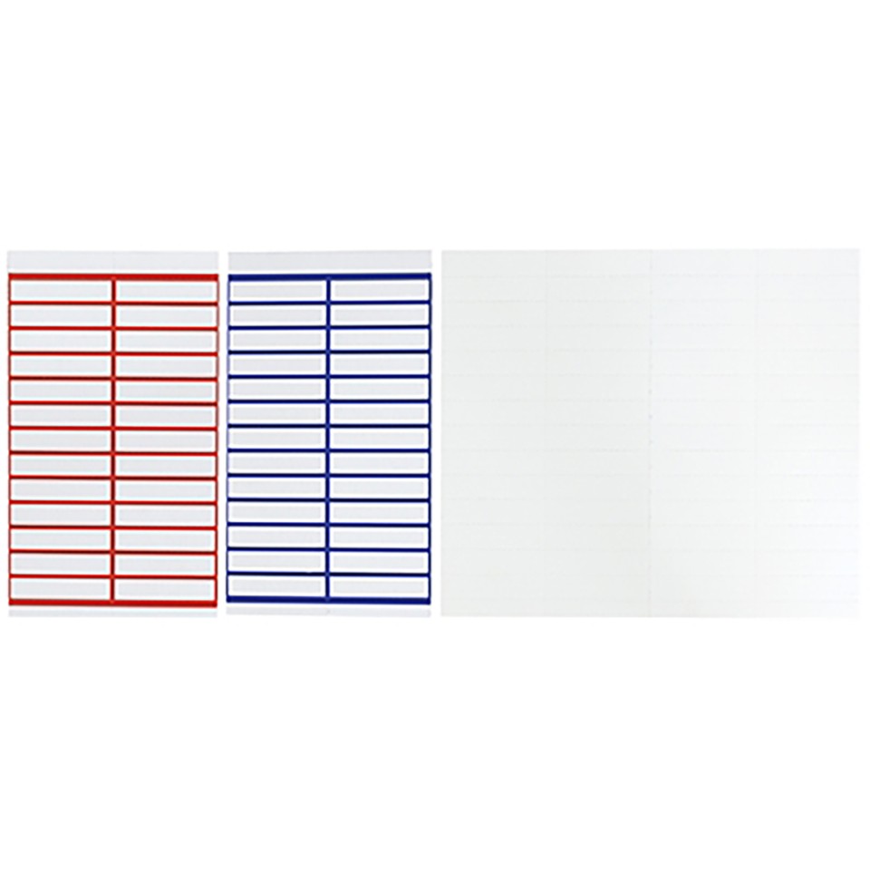 FM Suspension Filing Tab Title Strips Assorted colours Pack 50