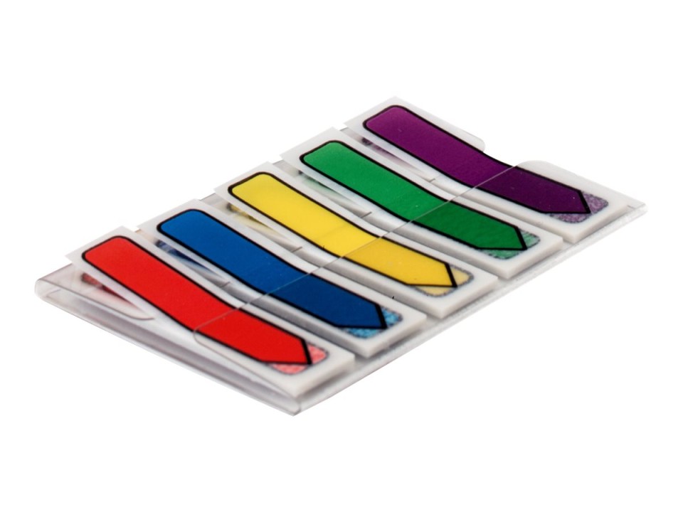 Post-it Flags Arrow 684-ARR1 12 x 43mm 5 Assorted Colours Pack 100