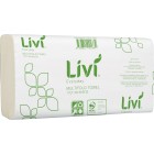 Livi Everday 7200 Slimfold Hand Towel 1 Ply 200 sheets per pack White Case of 20 image