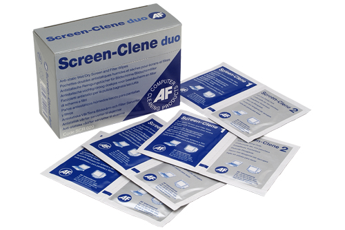 Af Screenclene Duo Wet/Dry Screen Wipes Box20