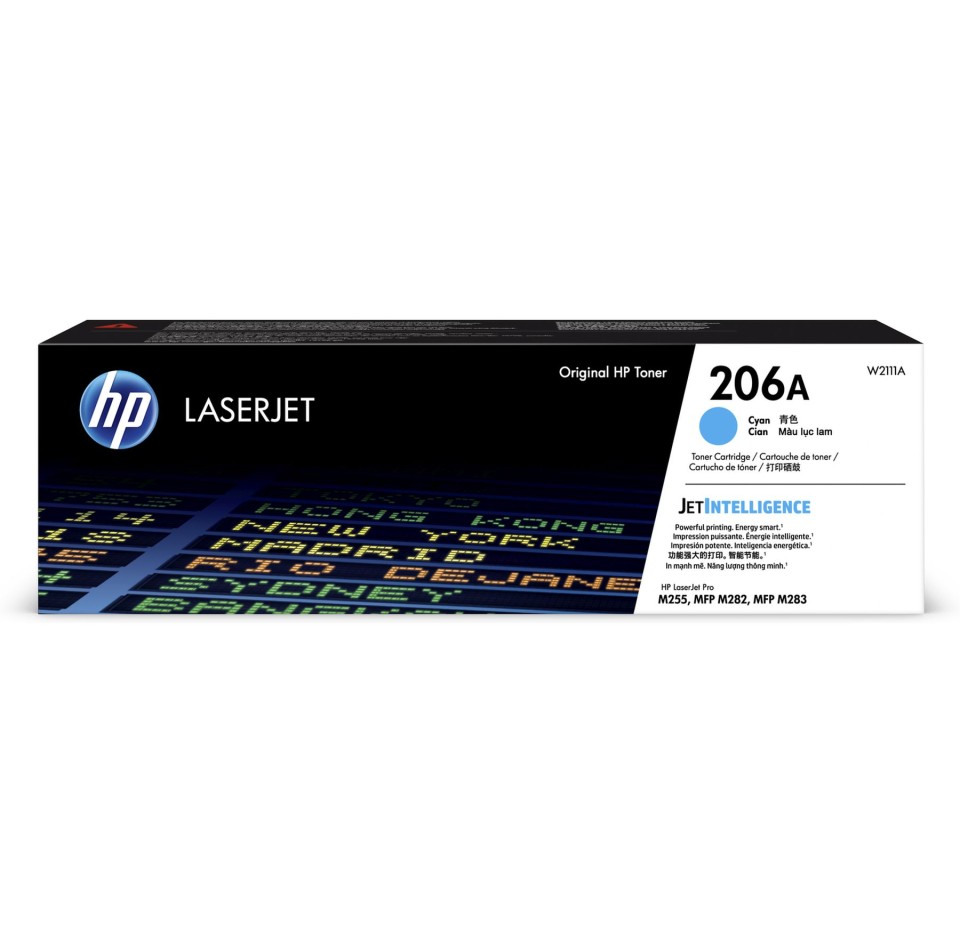HP Laser Toner Cartridge 206A Cyan