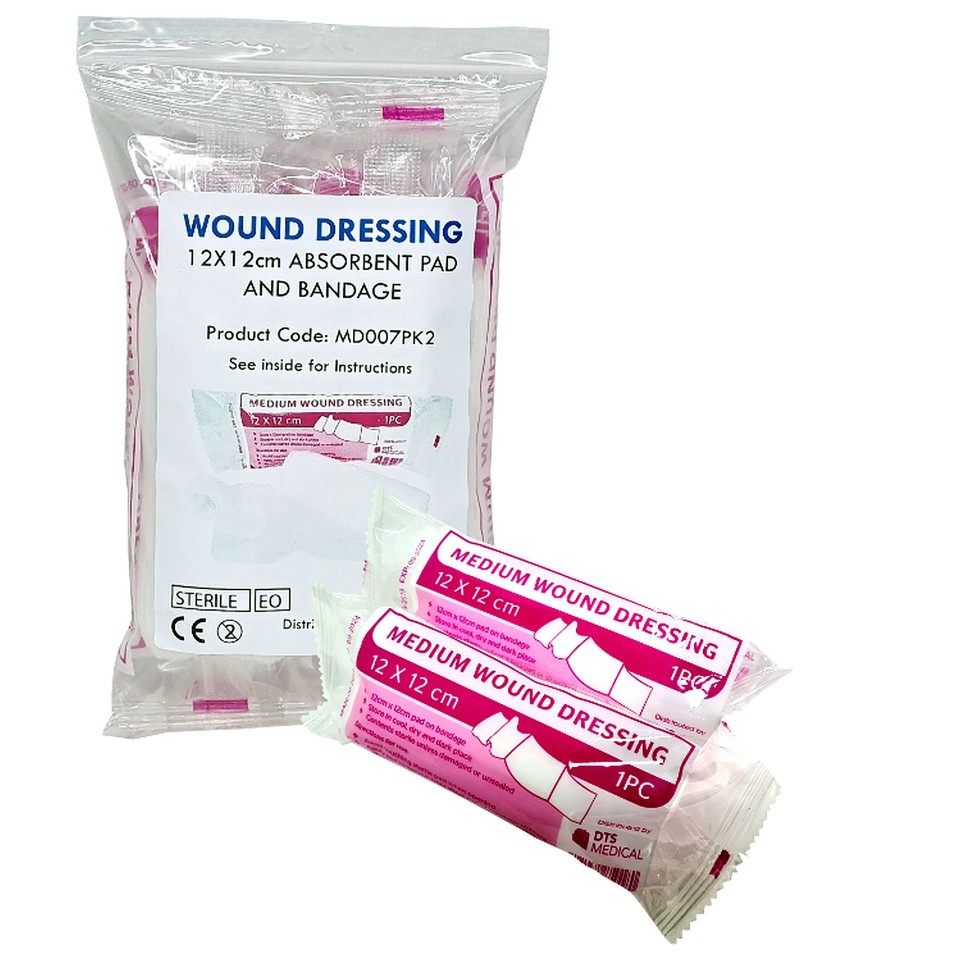 DTS Medium Wound Dressing Absorbent Pad 2 Pack