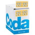Codafile Year 2022 Label 25mm Roll 500 image