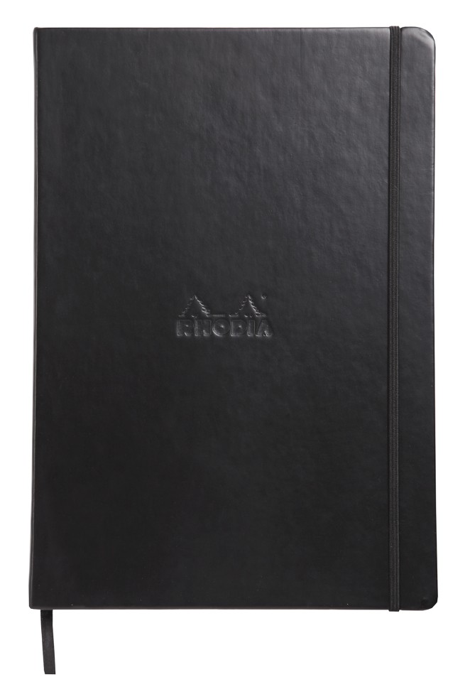 Rhodia Web Notebook Blank A4 192 Pages Black