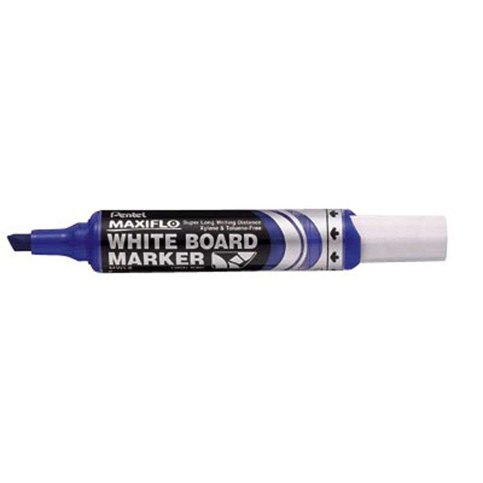 Marker Whiteboard Pentel Maxiflo Chisel Blue