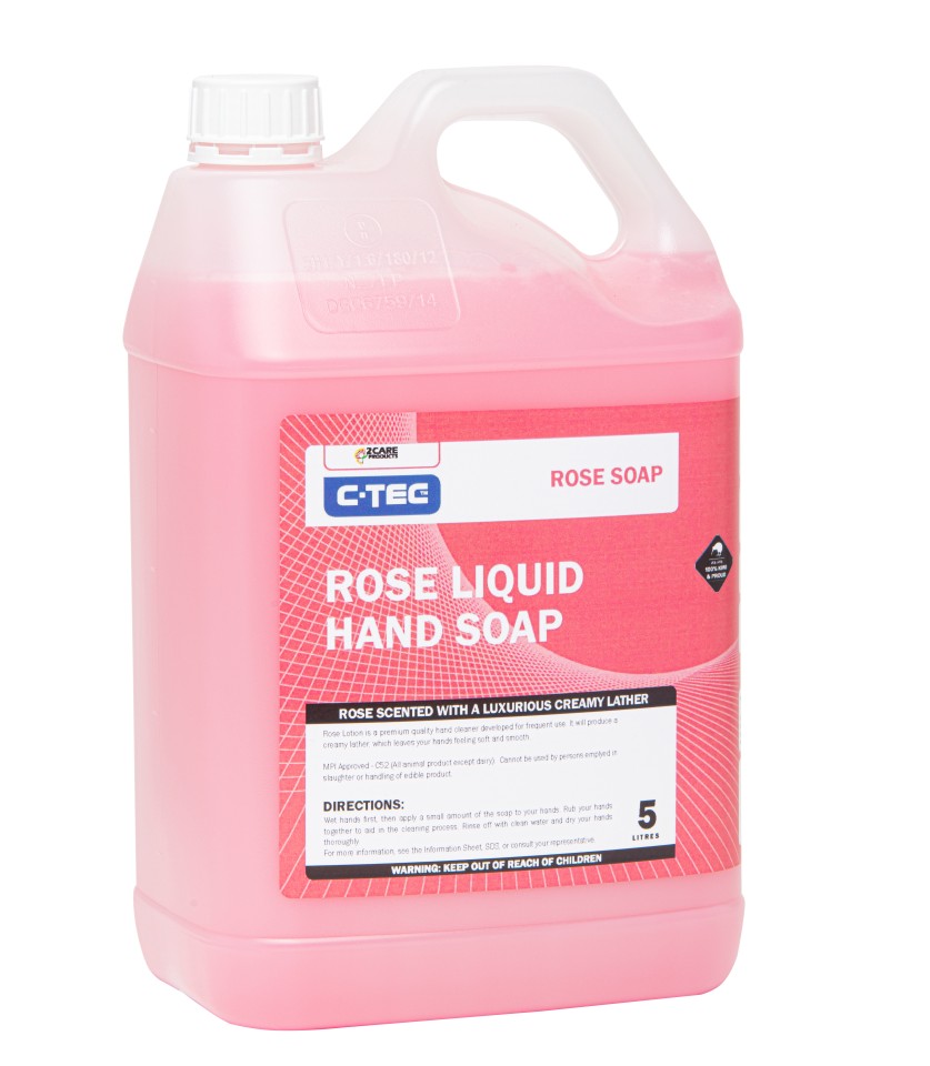 Rose Liquid Hand Soap 5 Litres