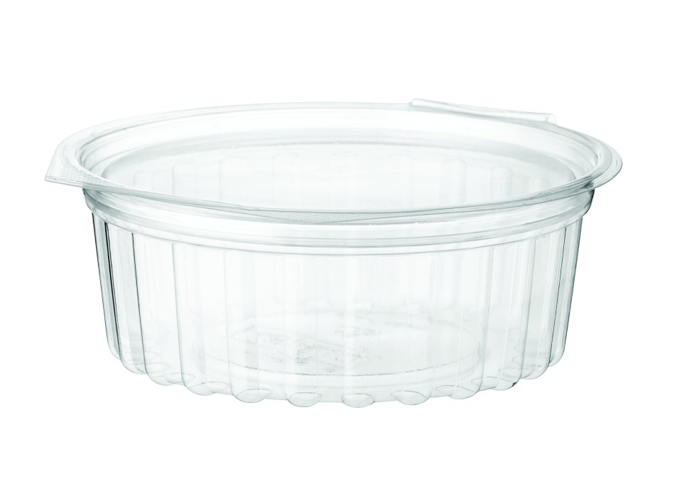 Food Bowls 227ml (8oz) Hinged Flat Lid Container Packet 25