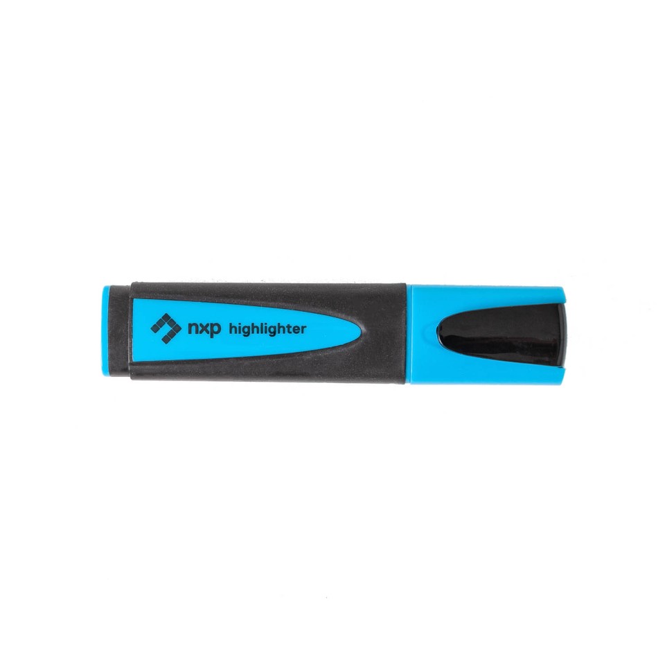 NXP Highlighter Chisel Tip Blue Box 6