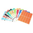 Filecorp C-Ezi Numeric Lateral Labels Number 1 Blue 24mm Sheet 40 image