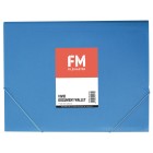 FM Document Wallet Vivid Ice Blue A4 Pack 3 image