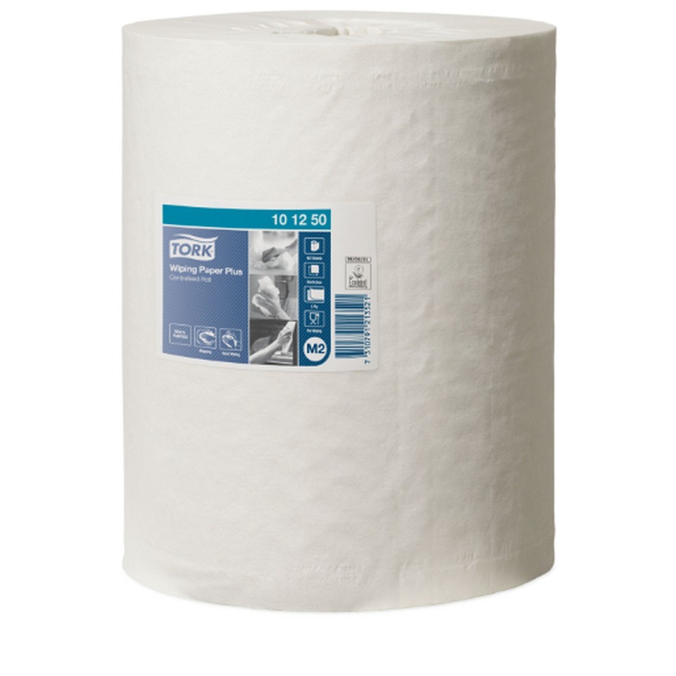 Tork M2 Wiping Paper Plus Centrefeed White 150m X 6
