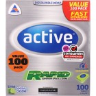 Active Rapid Dishwasher Tablets Lime with Baking Soda Box of 100 image