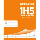 Warwick 1H5 Exercise Book 36 Leaf Quad 10mm 255x205mm image