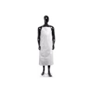PVC Apron With Tie White - 900mm x 1220mm