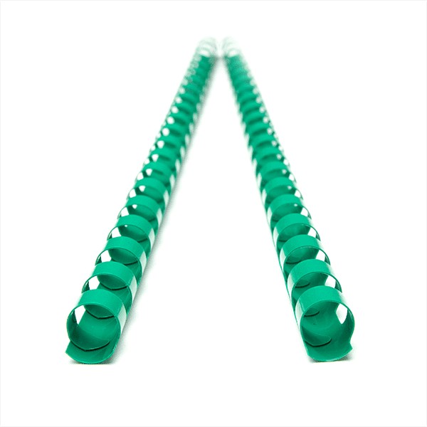 Binding Combs Plastic 10mm Green