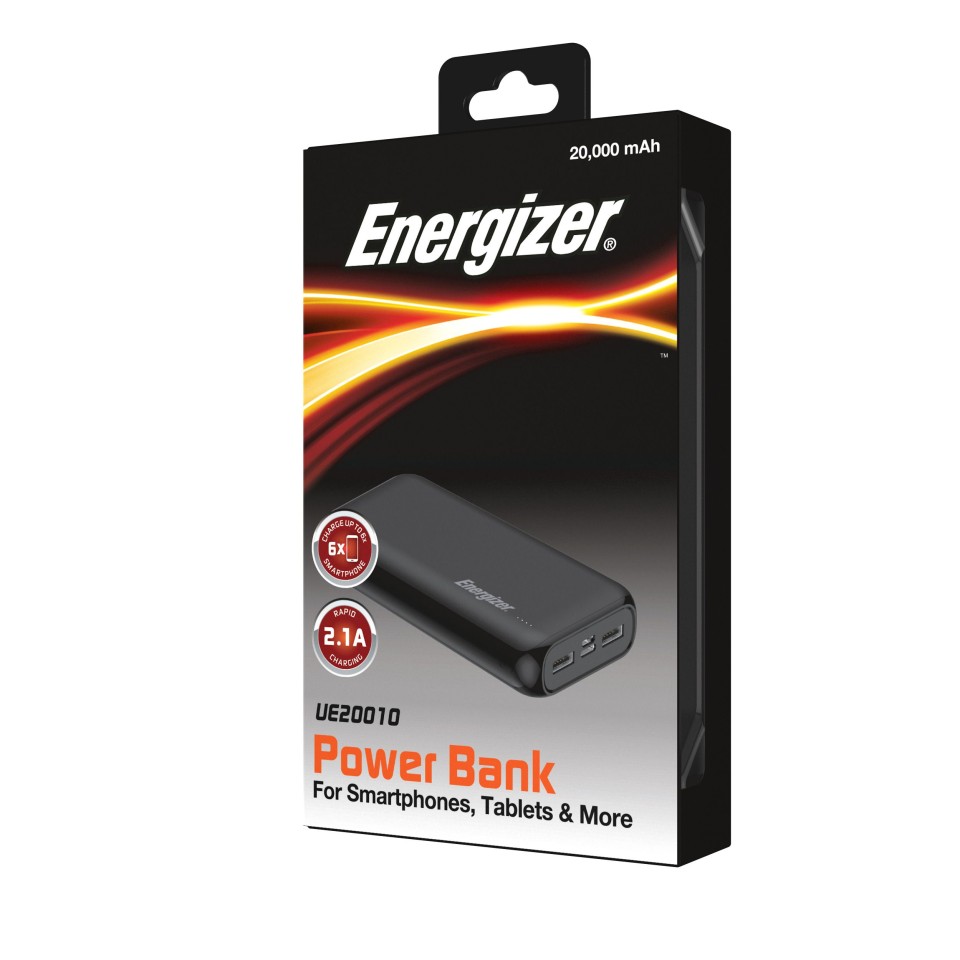  Energizer High Capacity Portable Power Bank 20000mah