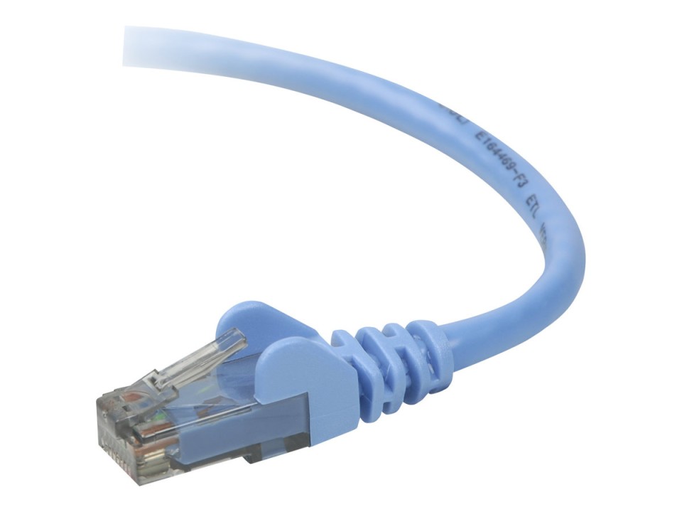 Belkin Cat6 Snagless Patch Cable 50cm Blue