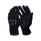Armour Black Foam Nitrile Open Back Gloves XL image