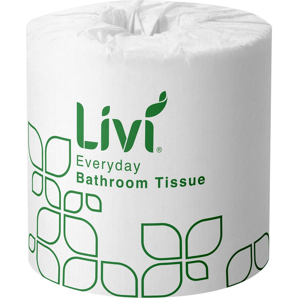Livi Basic 7008 Toilet Tissue 2ply 400 Sheets per roll White Carton of 48