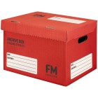FM Box Archive Red Standard Strength 384x284x262mm Inside Measure image
