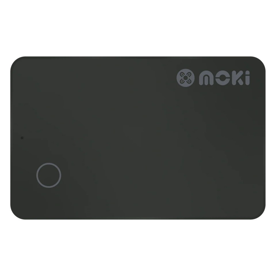 Moki MokiTag Card Tracker Bluetooth Compatible With Apple Find My
