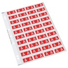 Codafile Alpha Labels Letter A 25mm 200 Labels Pack 5 image