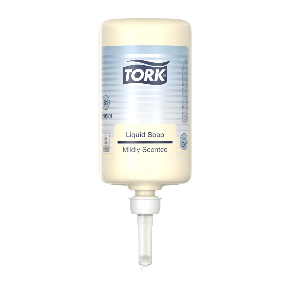 Tork S1 Mildly Scented Liquid Soap 1 Litre 420501 Carton of 6