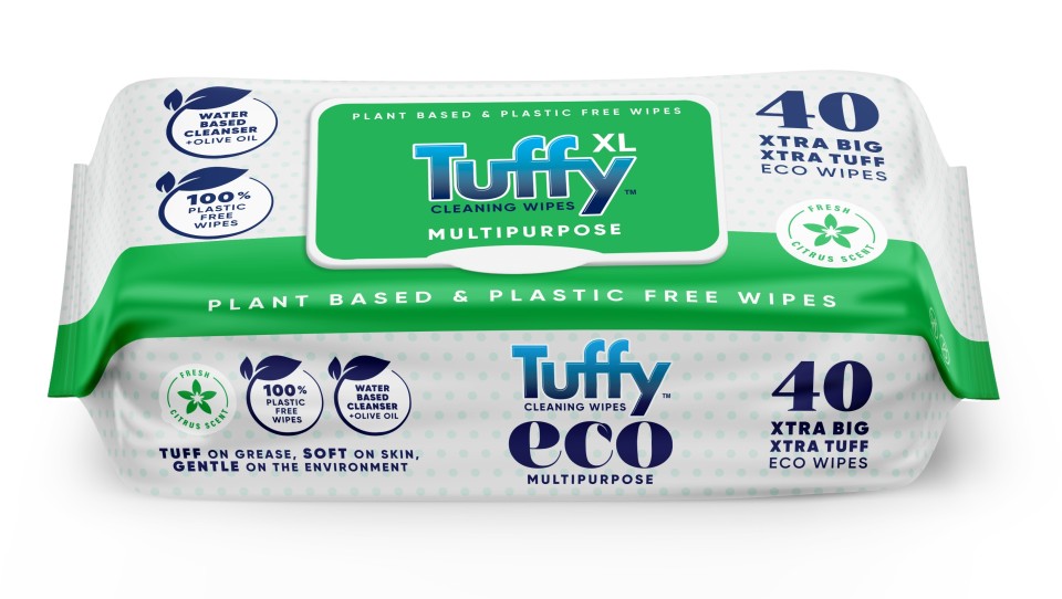 Tuffy Cleaning Wipes Multipurpose XL