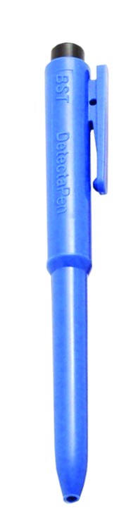 BST Pen Metal Detectable Blue Body Blue Ink Pack 10