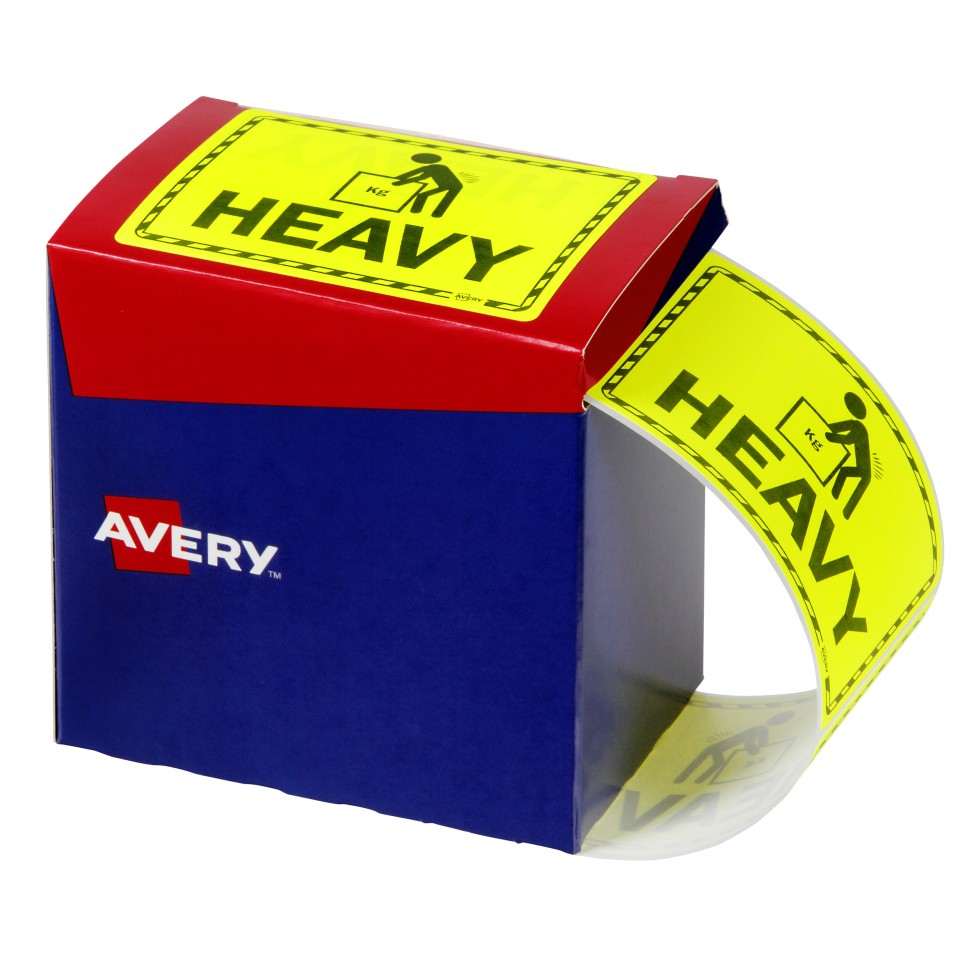 Avery Heavy Dispenser Labels 75x99.6mm 750 Labels 932604