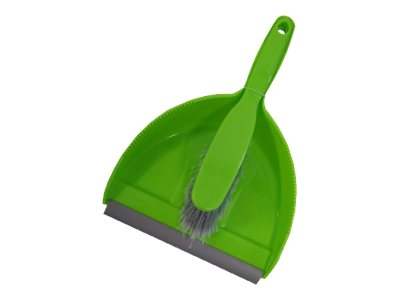 Sabco Dustpan and Brush Set Green