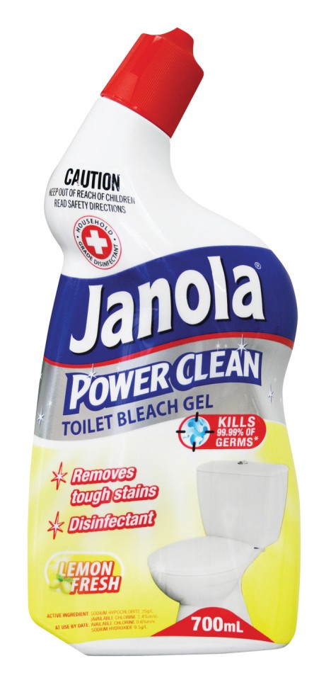 Janola Power Clean Bleach toilet Gel Lemon 700ml