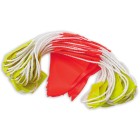 Paramount Safety Bun30Dn High Visibility Day/Night Bunting Fluoro PVC Triangle Flags 30m image