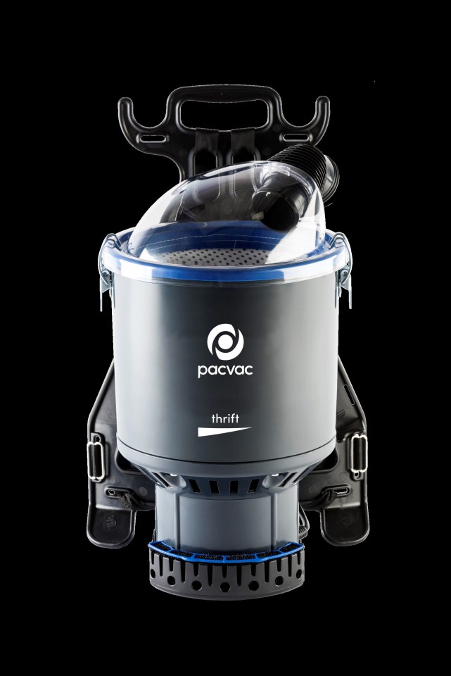 Pacvac 650 Thrift Backpack Vacuum Cleaner Blue 650TH
