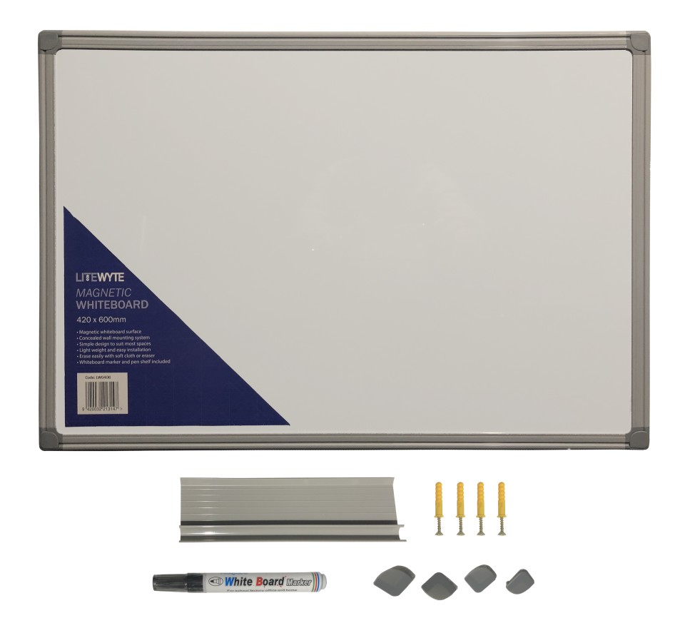 Litewyte Whiteboard Magnetic A2 420x600mm
