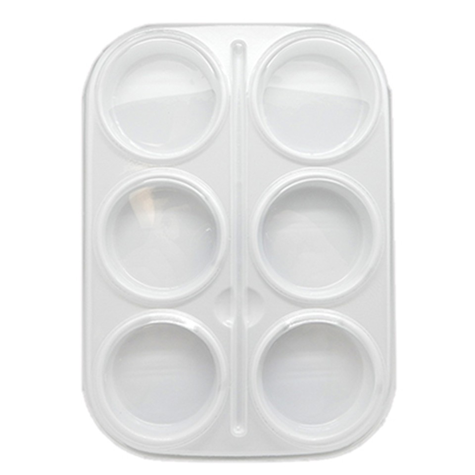 Paint Tray Base Only 6 Section Capacity White