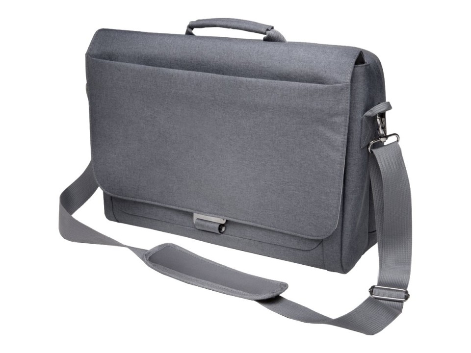 Kensington Laptop Carry Bag LM340 Messenger 14.4 Inch Cool Grey