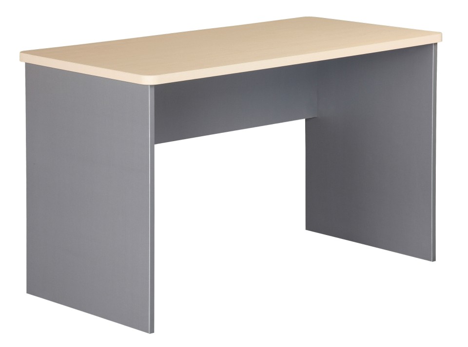 Knight Eko Desk 1200(w)x600(d)x730(h)mm Nordic Maple/Silver