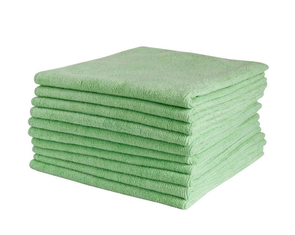 Filta Microfibre Cloth Green 400 x 400mm 30105 Pack of 10
