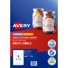 Avery Linen Arch Laser & Inkjet Printers 57.2 X 77mm Permanent Pack 90 Labels (980003 /L7118) image