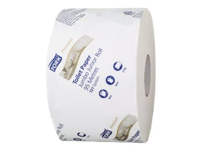 Tork Premium Jumbo Junior Roll Toilet Paper 2 Ply 95 meters per Roll 2288598 Carton of 18