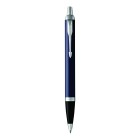 Parker IM Matte Ballpoint Pen Chrome Trim Medium 1.0mm Blue image