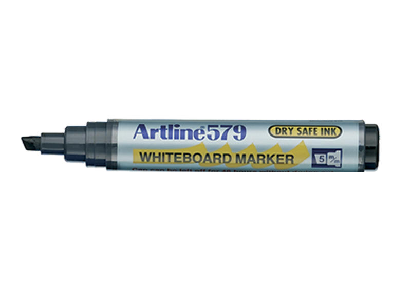 Artline 579 Whiteboard Marker Chisel Tip 2.0-5.0mm Black