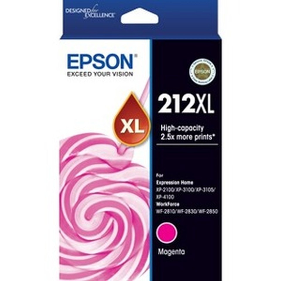 Epson Inkjet Ink Cartridge 212XL High Yield Magenta
