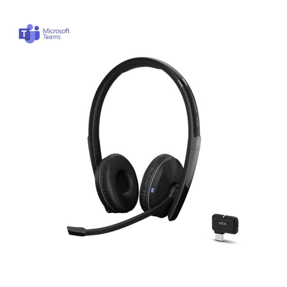 EPOS Sennheiser Headset Adapt 261 Stereo Bluetooth + Usb-C Dongle MS Teams